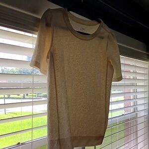 Cream Loft top size medium